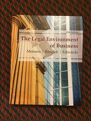 Beispielbild fr The Legal Environment of Business zum Verkauf von Orion Tech