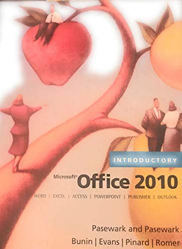 Imagen de archivo de Microsoft Office 2010: Introductory (Microsoft Office 2010 Print Solutions) a la venta por SecondSale