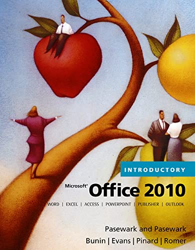 Beispielbild fr Microsoft Office 2010, Introductory (Origins Series) zum Verkauf von SecondSale