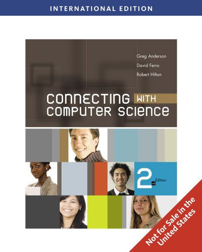 Stock image for Connecting with Computer Science, International Edition for sale by Bayside Books