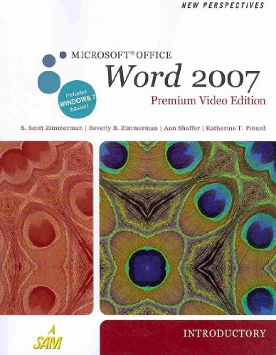 Imagen de archivo de New Perspectives On Microsoft Office Word 2007, Introductory, Premium Video Edition (Available Title ; 9780538475938 ; 0538475935 a la venta por APlus Textbooks