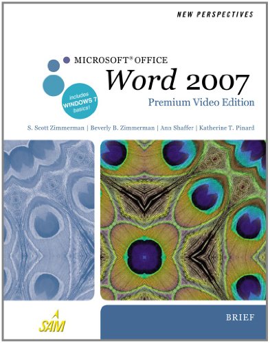 Imagen de archivo de New Perspectives on Microsoft Office Word 2007, Brief, Premium Video Edition (Available Titles Skills Assessment Manager (SAM) - Office 2007) a la venta por BooksRun