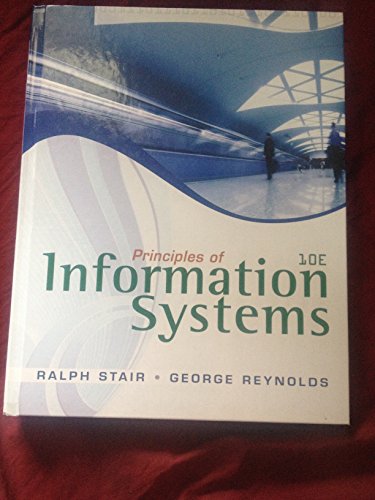 Stock image for Principles of Information Systems for sale by Better World Books