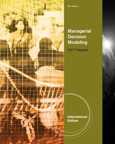 9780538478731: Managerial Decision Modeling