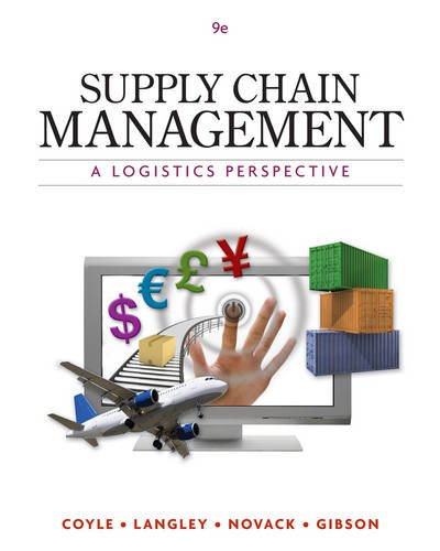 Supply Chain Management: A Logistics Perspective (9780538479196) by Coyle, John J.; Langley, C. John; Novack, Robert A.; Gibson, Brian