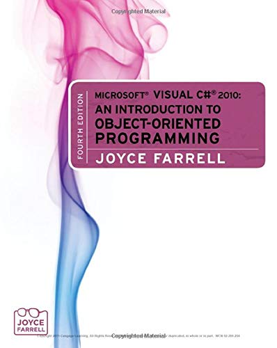 Stock image for Microsoft? Visual C# 2010 : An Introduction to Object-Oriented Programming for sale by Better World Books