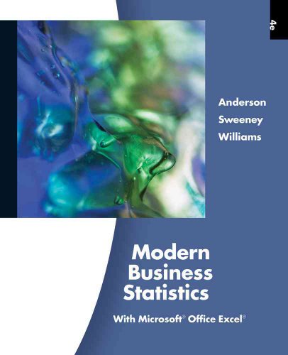9780538479752: Modern Business Statistics with Microsoft Excel (with Printed Access Card)