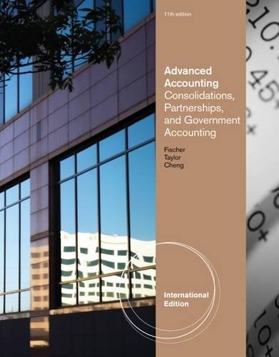 Imagen de archivo de Advanced Accounting: Consolidations, Partnerships, and Government Accounting, International Edition a la venta por Bahamut Media