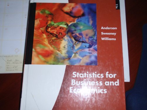 Imagen de archivo de Statistics for Business and Economics a la venta por SecondSale