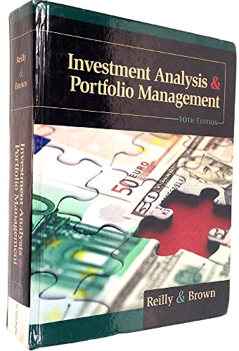 Beispielbild fr Investment Analysis and Portfolio Management zum Verkauf von Better World Books