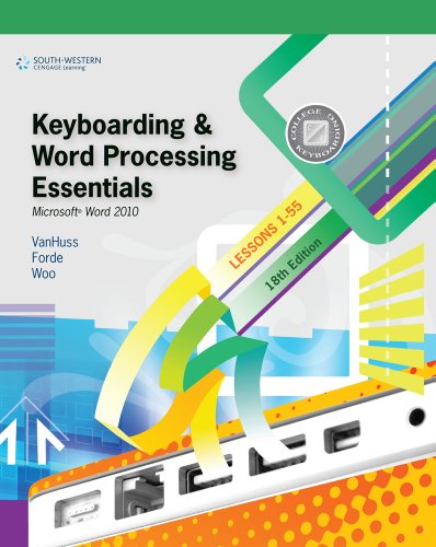 9780538495387: Keyboarding and Word Processing Essentials, Lessons 1-55: Microsoft Word 2010