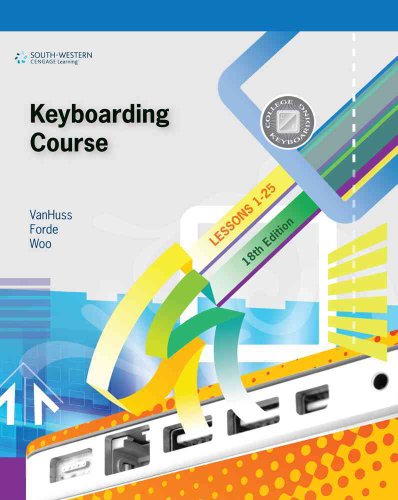 Stock image for Keyboarding Course, Lessons 1-25 (Available Titles Keyboarding Pro Deluxe) for sale by Irish Booksellers