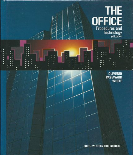 Imagen de archivo de The Office: Procedures and Technology a la venta por HPB-Red