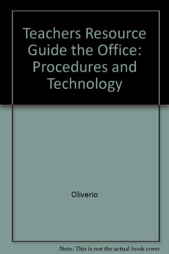 Stock image for Teachers Resource Guide the Office: Procedures and Technology for sale by Nationwide_Text