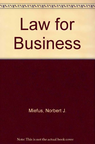9780538609593: Law for Business