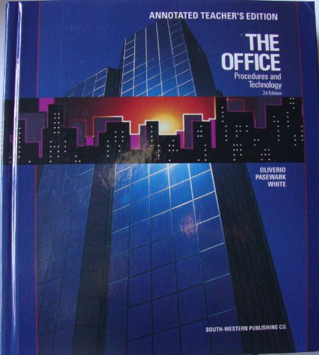 Stock image for Annotated teacher's edition: The office procedures and technology for sale by Nationwide_Text
