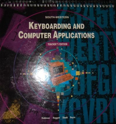 Imagen de archivo de Keyboarding and Computer Applications, Teacher's Edition a la venta por Booksavers of MD