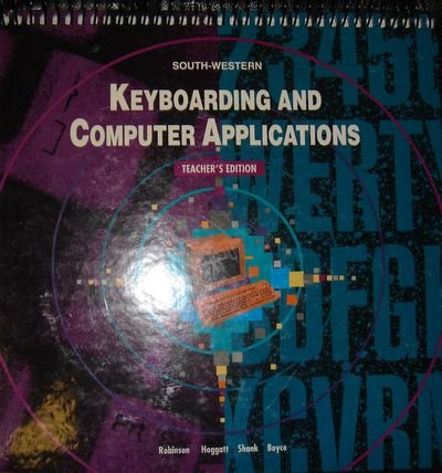 Stock image for Keyboarding and Computer Applications, Teacher's Edition for sale by Booksavers of MD