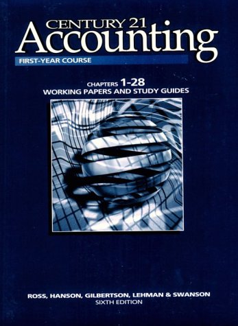 Beispielbild fr Century 21 Accounting Working Papers zum Verkauf von dsmbooks