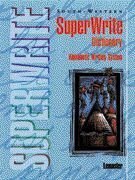 Imagen de archivo de SuperWrite: Dictionary: Alphabetic Writing System: Second Edition a la venta por a2zbooks