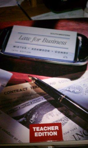 Imagen de archivo de Law For Business (TE) a la venta por TextbookRush