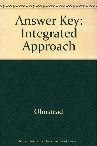 9780538639699: Answer Key: Integrated Approach