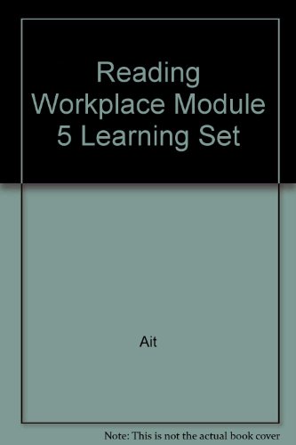 Reading Workplace Module 5 Learning Set (9780538642309) by Ait