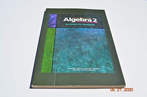 Stock image for Math Handbk-English, SW Algebra 2: Intg AP for sale by Discover Books