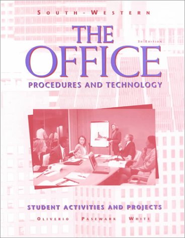 Beispielbild fr The Office: Procedures and Technology: Student Activities & Projects zum Verkauf von Allied Book Company Inc.