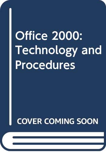 Stock image for Office 2000: Technology and Procedures for sale by BookHolders