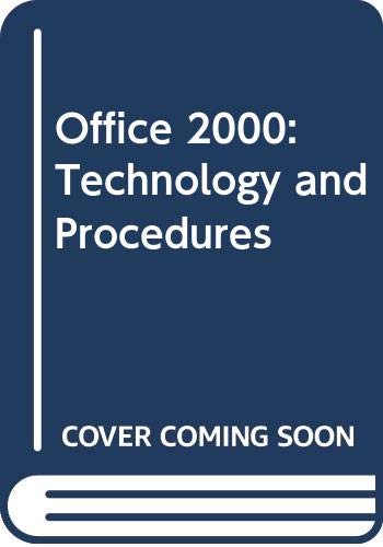 Office 2000: Technology and Procedures (9780538669818) by Patsy Fulton-Calkins