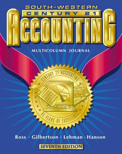 9780538676946: Century 21 Accounting Multicolumn Journal Approach: Student Text Chapters 1-26