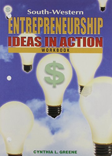 Stock image for Entrepreneurship - Student Workbook ; 9780538682701 ; 0538682701 for sale by APlus Textbooks