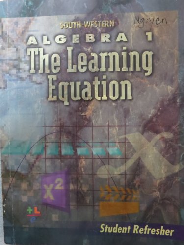9780538684569: Student Refresher: Algebra 1: The Learnin