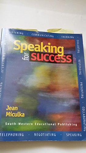 Stock image for Speaking for Success for sale by Better World Books