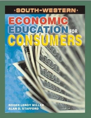 Stock image for Economic Education for Consumers for sale by ThriftBooks-Dallas