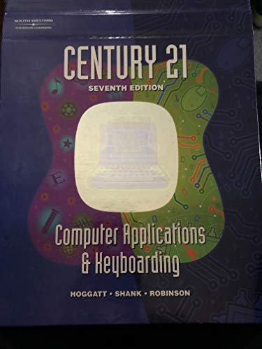 Beispielbild fr Century 21 Computer Applications and Keyboarding zum Verkauf von Better World Books