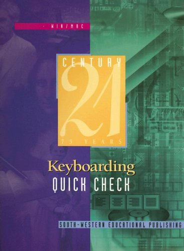 9780538691574: Quick Check Software: Century 21 Keyboarding and Information Processing, CYRT Update