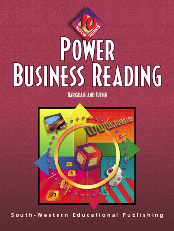 Power Business Reading (9780538692229) by Rutter, Michael; Barksdale, Karl