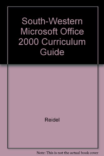 Beispielbild fr South-Western Microsoft Office 2000 Curriculum Guide zum Verkauf von Nationwide_Text