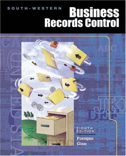 Stock image for Business Records Control for sale by Discover Books