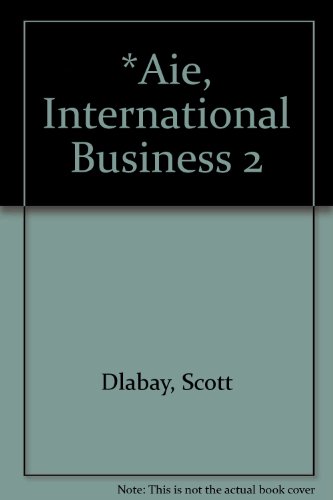 Stock image for International Business for sale by Allied Book Company Inc.