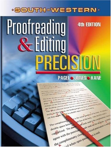 Stock image for Proofreading and Editing Precision (with CD-ROM) for sale by Goodwill Southern California