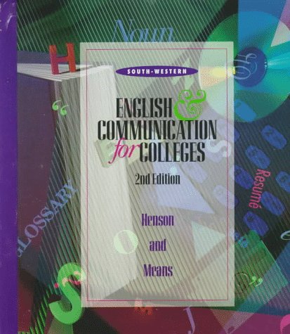 Beispielbild fr English and Communication for Colleges zum Verkauf von Better World Books