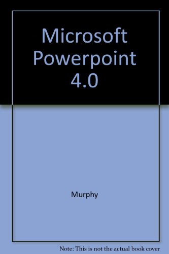 Beispielbild fr Microsoft Powerpoint 4.0 zum Verkauf von WorldofBooks