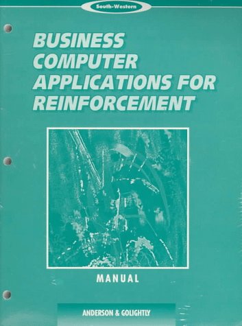 Imagen de archivo de Business Computer Applications for Reinforcement a la venta por Mispah books