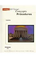 Beispielbild fr Legal Office: Concepts and Procedures zum Verkauf von ThriftBooks-Dallas