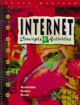 Beispielbild fr Internet Concepts and Activities zum Verkauf von Wonder Book
