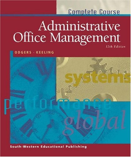 9780538722209: Administrative Office Management