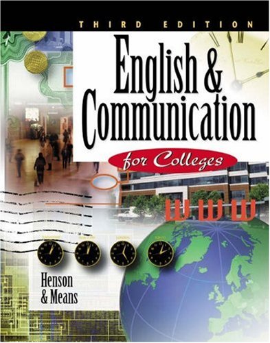 Beispielbild fr English & Communication for Colleges zum Verkauf von ThriftBooks-Atlanta